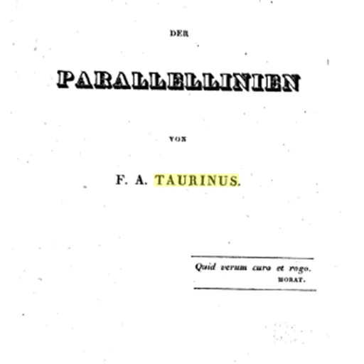 Portrait of Franz Taurinus