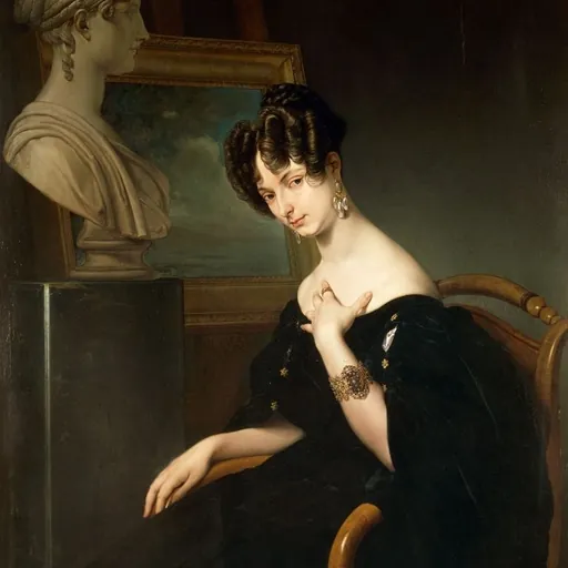 Portrait of Cristina Trivulzio Belgiojoso