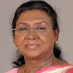 Portrait of Droupadi Murmu