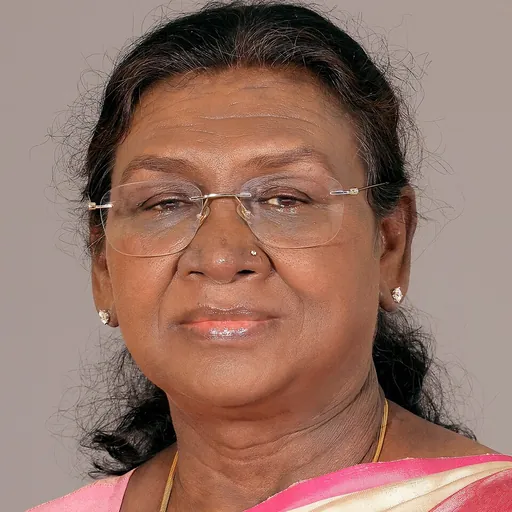 Portrait of Droupadi Murmu