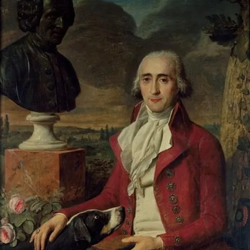 Portrait of René de Girardin