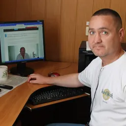 Portrait of Viktor Khokhljuk