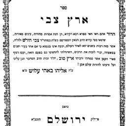 Portrait of Tsvi Hirsh
