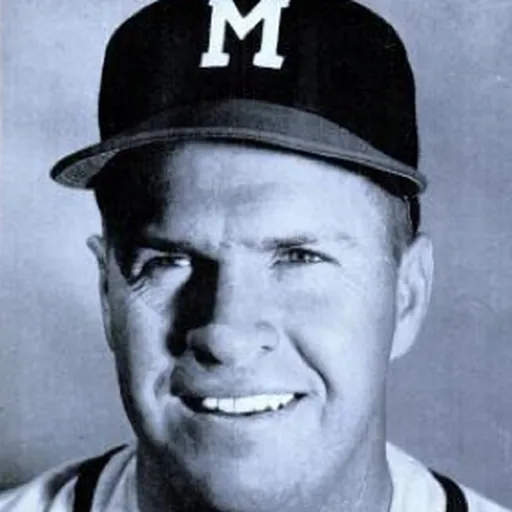 Portrait of Del Crandall