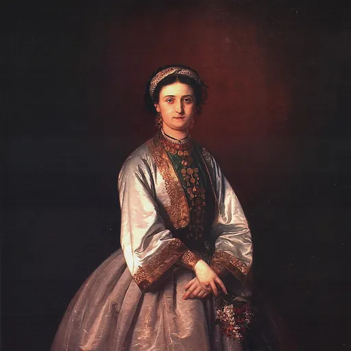 Portrait of Júlia Hunyady de Kéthely