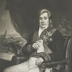 Portrait of Jean-Guillaume, baron Hyde de Neuville