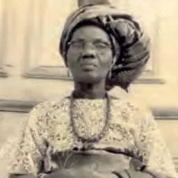 Portrait of Funmilayo Ransome-Kuti