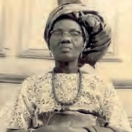 Portrait of Funmilayo Ransome-Kuti