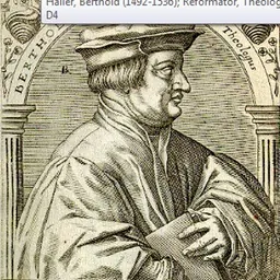 Portrait of Berchtold Haller