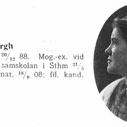 Portrait of Gunhild Bergh