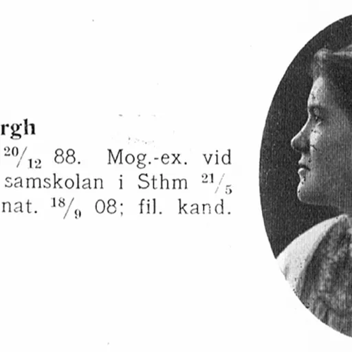 Portrait of Gunhild Bergh