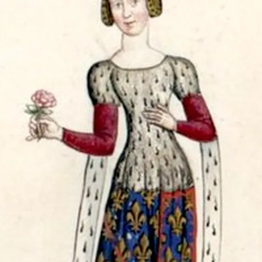 Portrait of Marie of Berry, Duchess of Auvergne