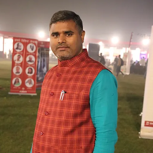 Portrait of Harish Chandra Burnwal