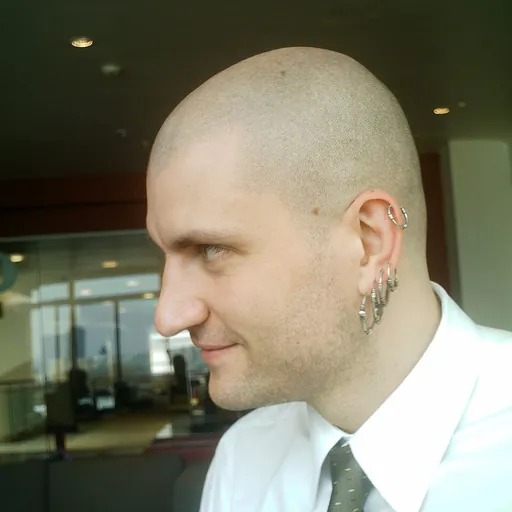 Portrait of China Miéville