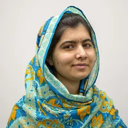 Portrait of Malala Yousafzai