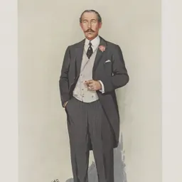 Portrait of Matthew White Ridley, 2nd Viscount Ridley