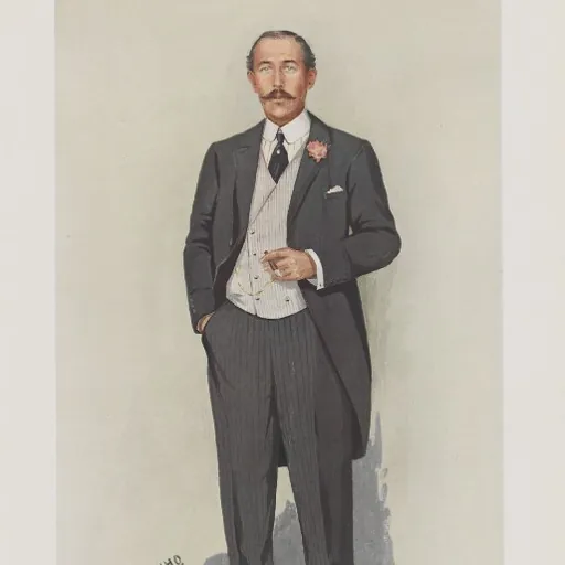 Portrait of Matthew White Ridley, 2nd Viscount Ridley