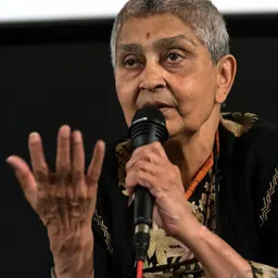 Portrait of Gayatri Chakravorty Spivak
