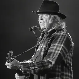 Portrait of Neil Young