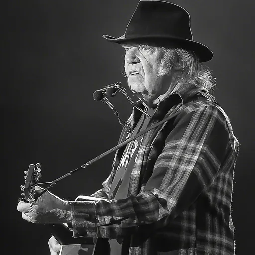 Portrait of Neil Young