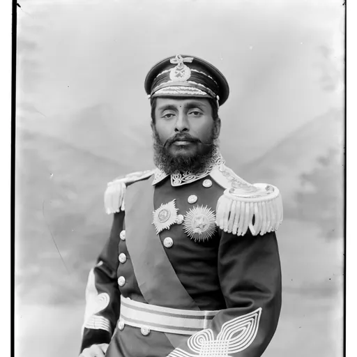 Portrait of Chandra Shumsher Jung Bahadur Rana