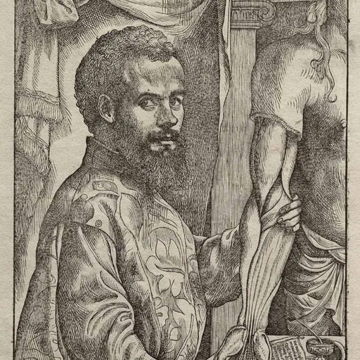 Portrait of Andreas Vesalius