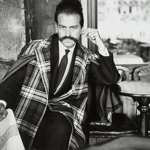 Portrait of Georges Mathieu