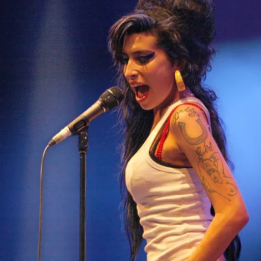 Portrait of Amy Winehouse