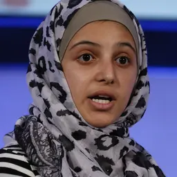 Portrait of Muzoon Almellehan