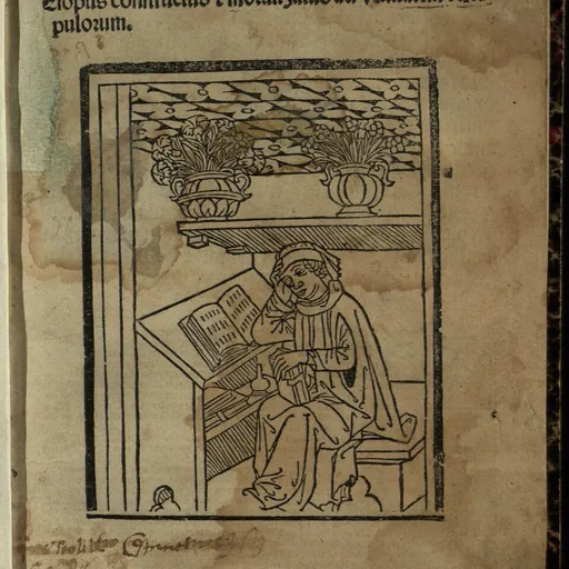 Portrait of Gualterus Anglicus