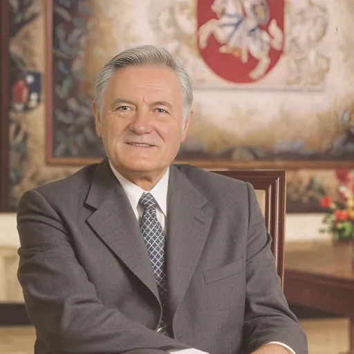 Portrait of Valdas Adamkus