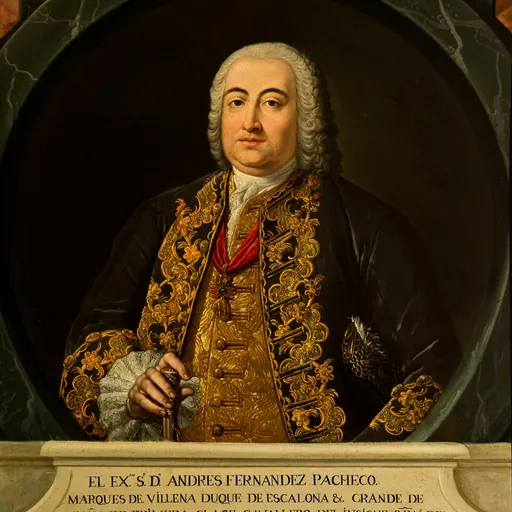Portrait of Andrés Fernández Pacheco, 10th Duke of Escalona