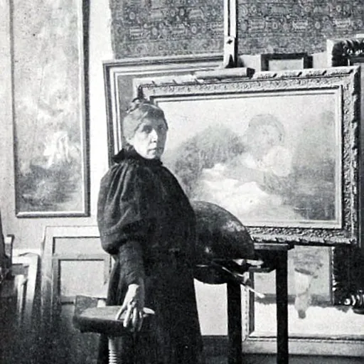 Portrait of Dora Hitz