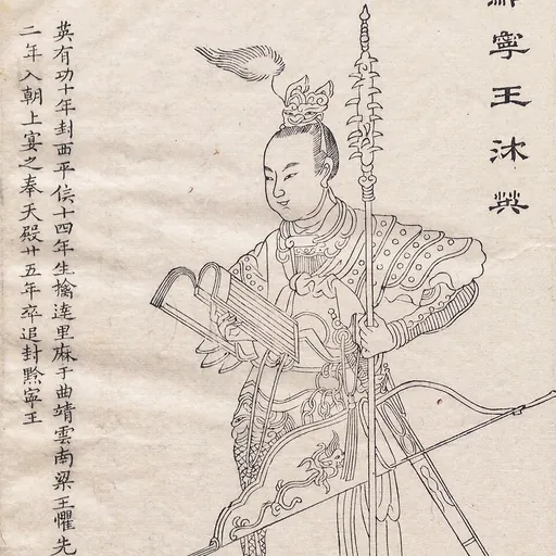 Portrait of Mu Ying