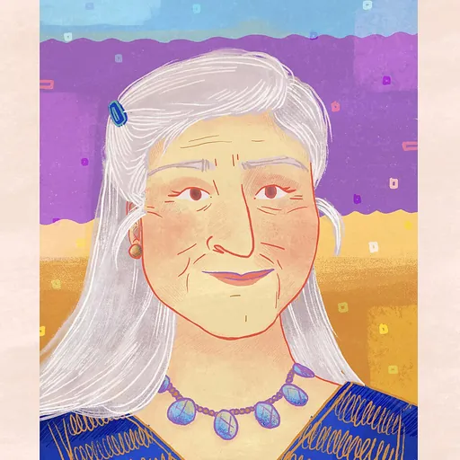 Portrait of Mouna Bassili Sehnaoui