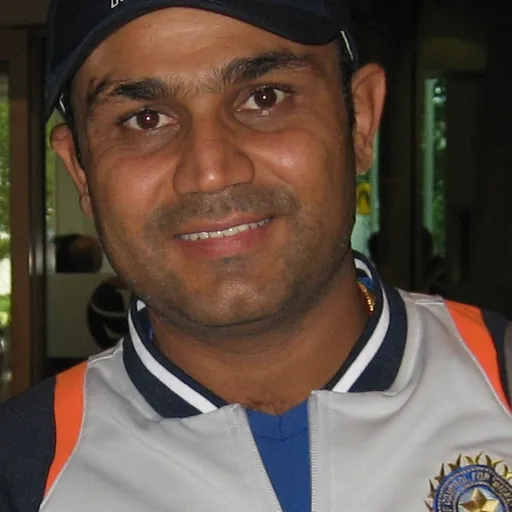 Portrait of Virender Sehwag