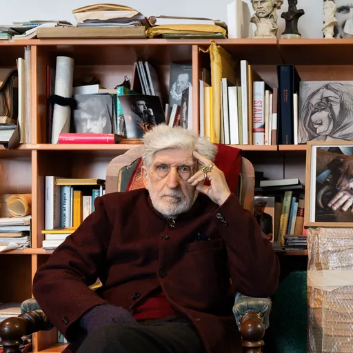 Portrait of Valerio Adami