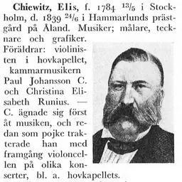 Portrait of Elis Chiewitz