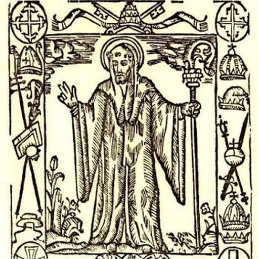 Portrait of Eustace of Luxeuil