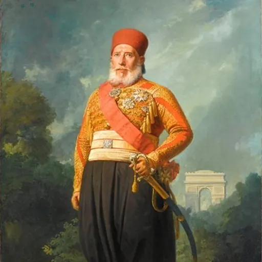 Portrait of Ibrahim Pasha of Egypt
