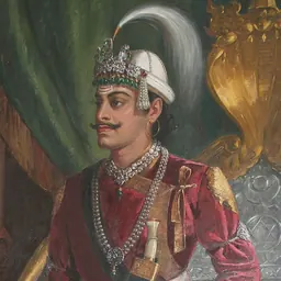 Portrait of Pratap Singh Shah