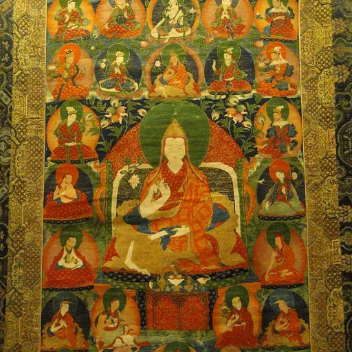 Portrait of Jamphel Gyatso