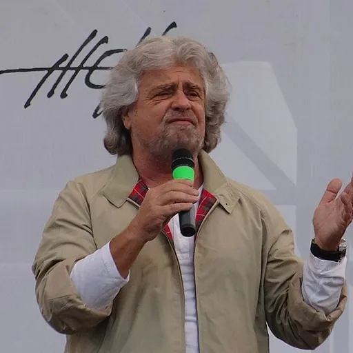 Portrait of Beppe Grillo