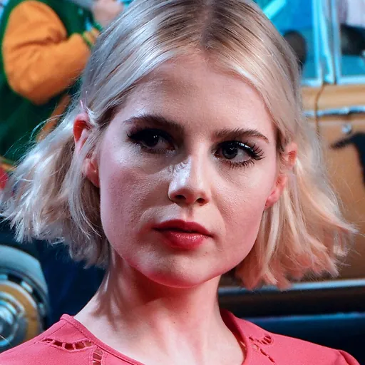 Portrait of Lucy Boynton