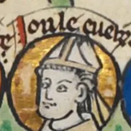 Portrait of Hugo d'Eu, Bishop of Lisieux