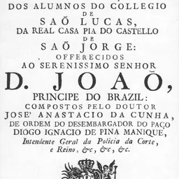 Portrait of José Anastácio da Cunha