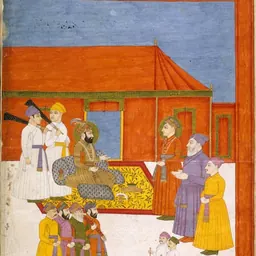 Portrait of Abd al-Samad Khan