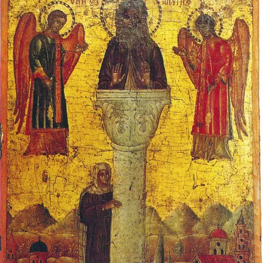 Portrait of St. Alypius the Stylite