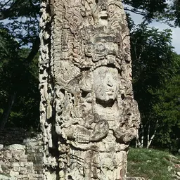 Portrait of Uaxaclajuun Ub'aah K'awiil
