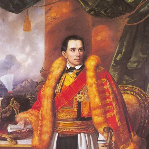 Portrait of Danilo I, Prince of Montenegro